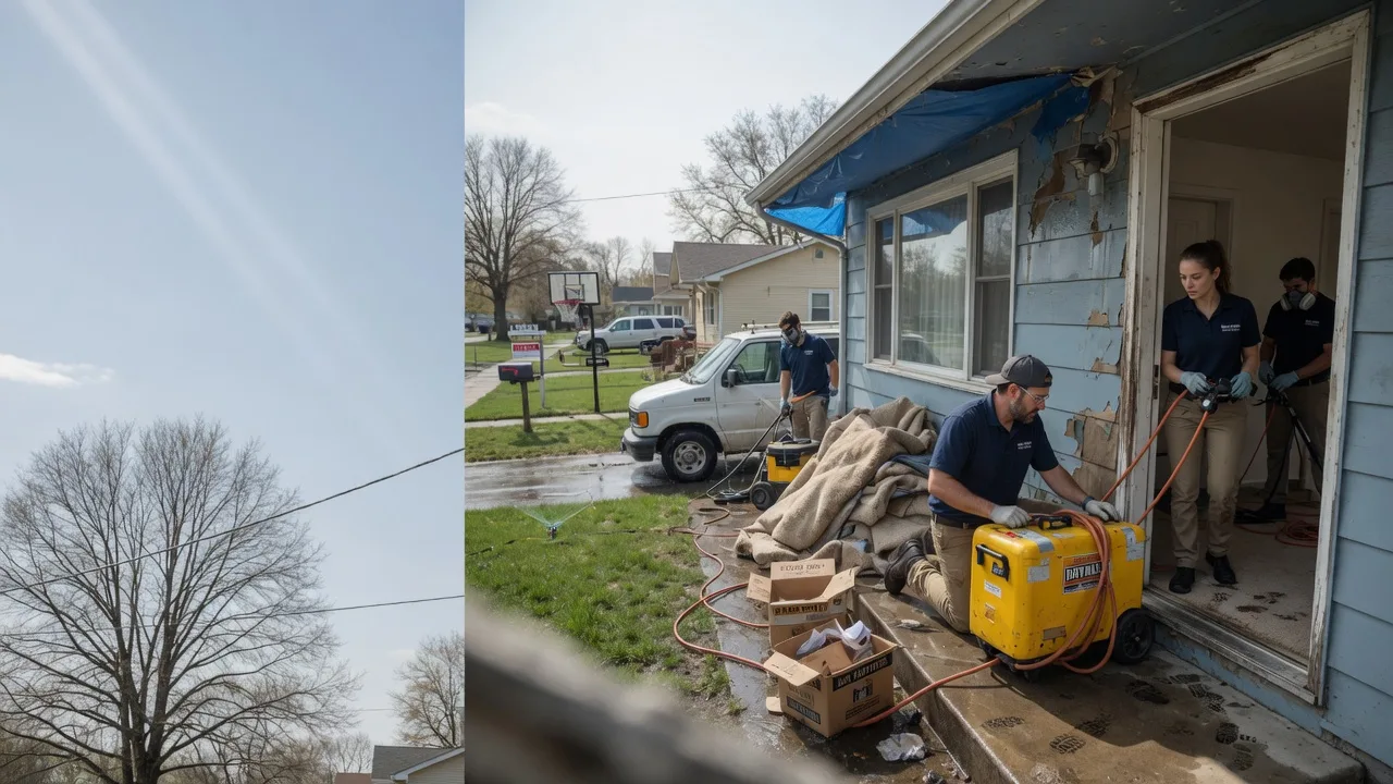 Basement Flood Cleanup in La Porte, IN near me